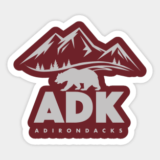 Adirondacks New York Sticker